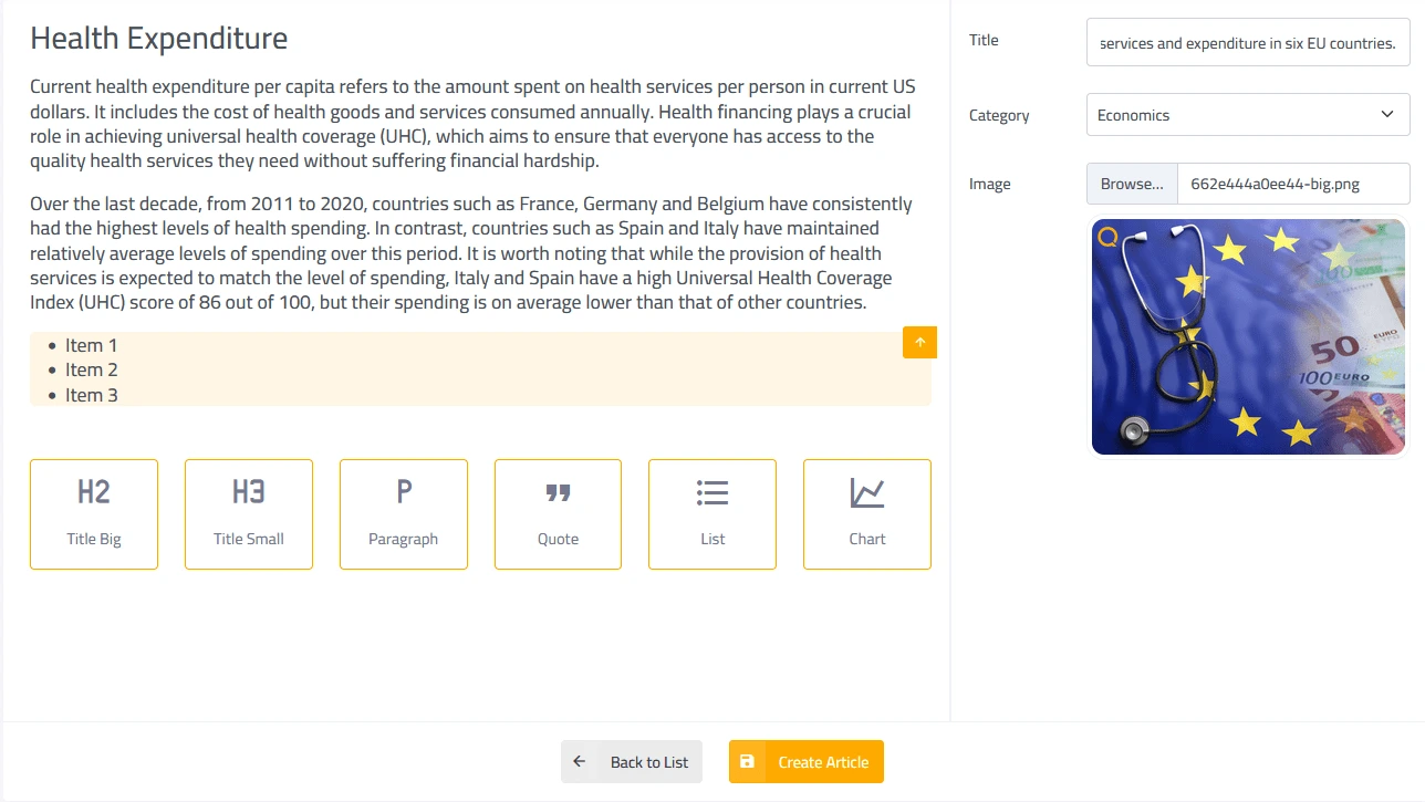 Article Builder